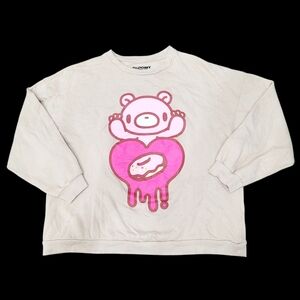 Official Licensed Pink Gloomy Bear Graphic Crewneck Sweatshirt Top Size: M